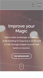 Mobile Screenshot of magic-workshops.com